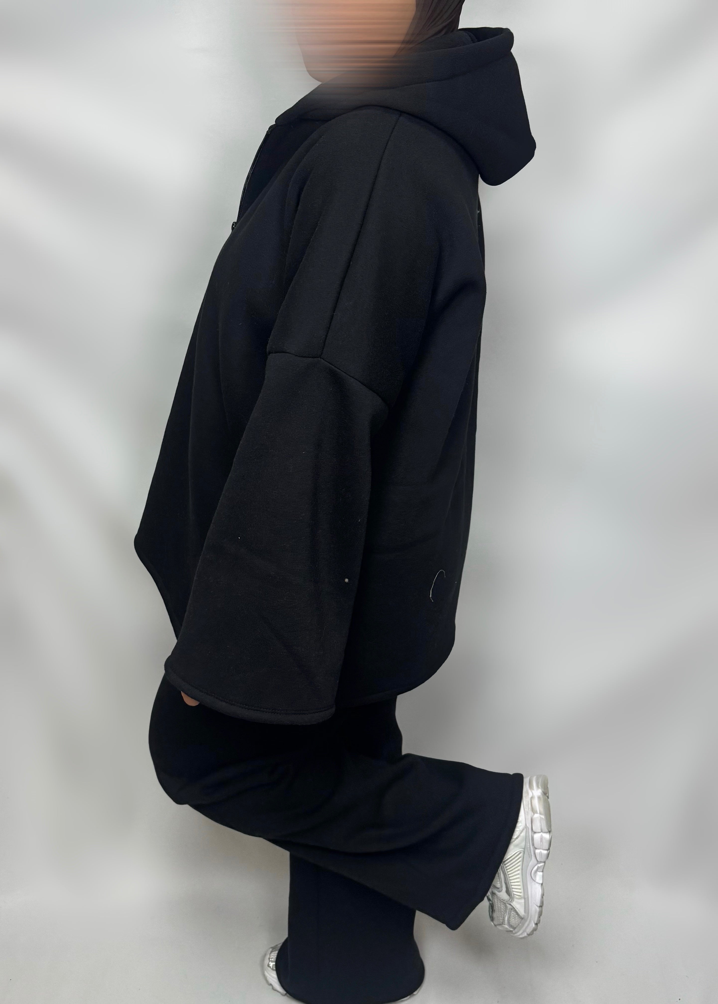 Ensemble jogging ample noir