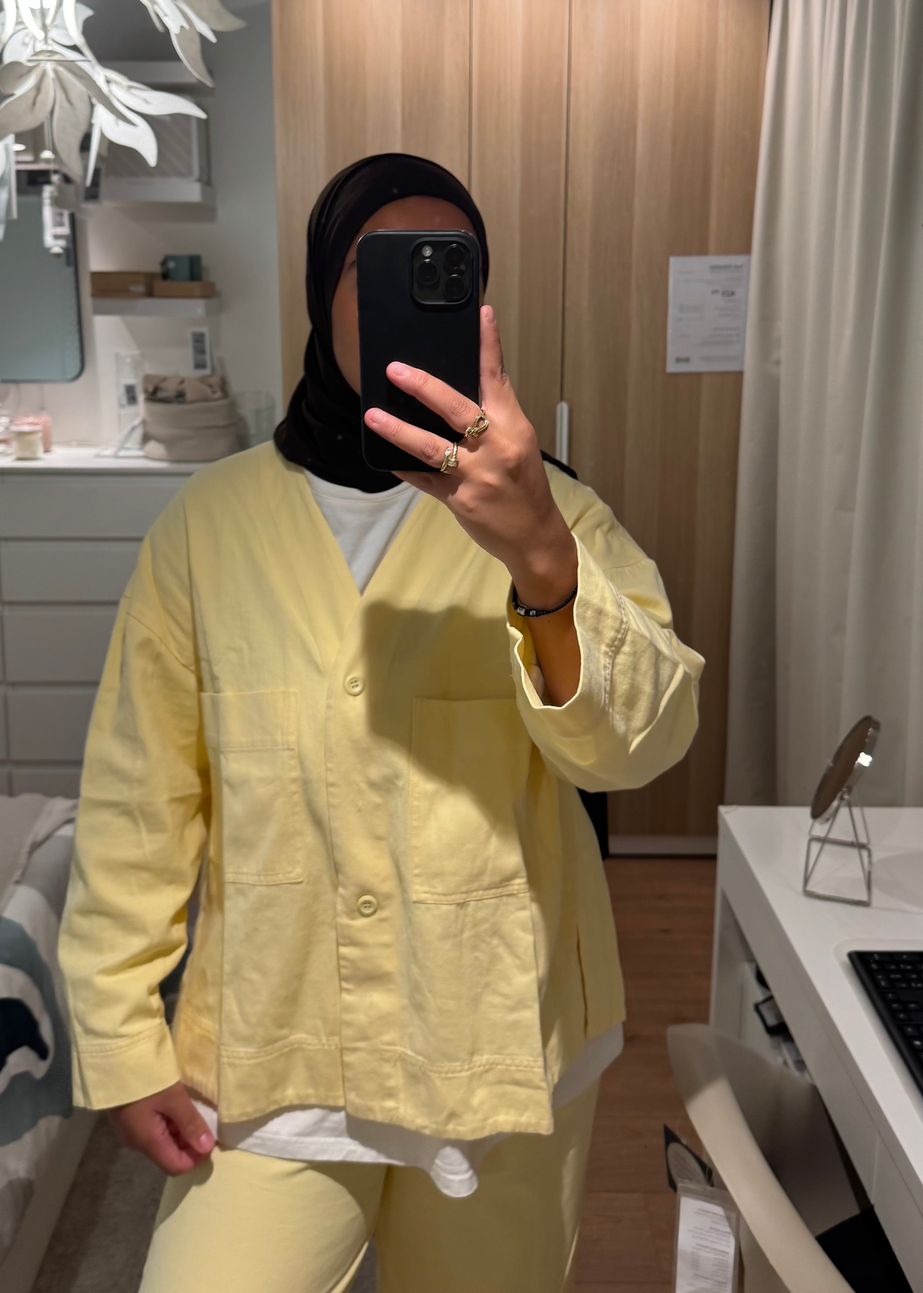 Veste jaune poussin