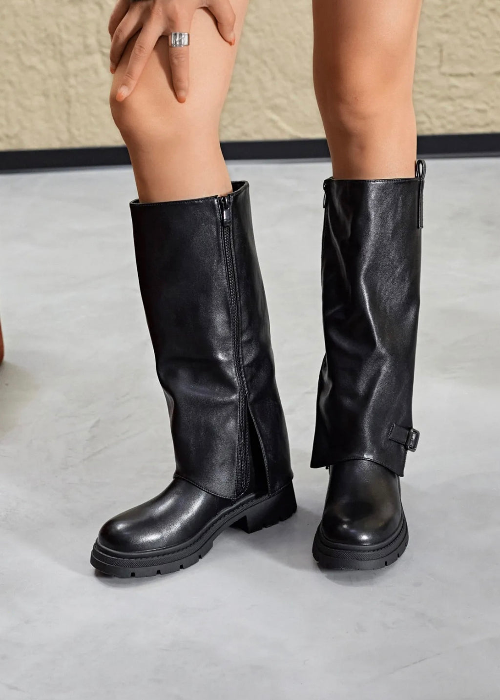 Bottes hautes noires