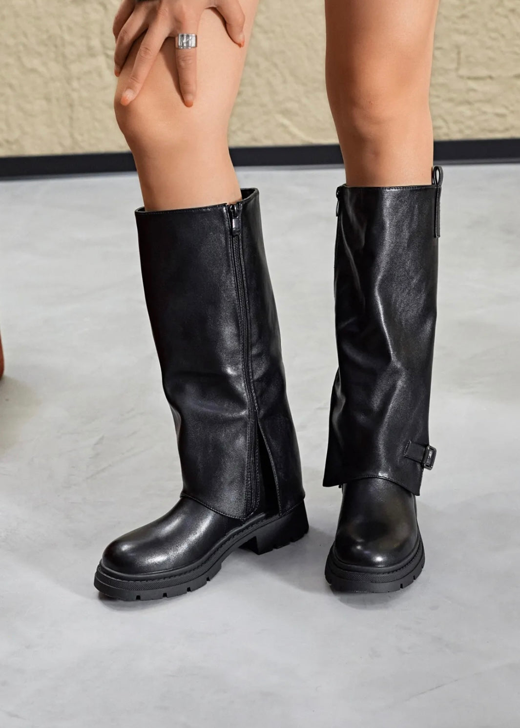 Bottes hautes noires