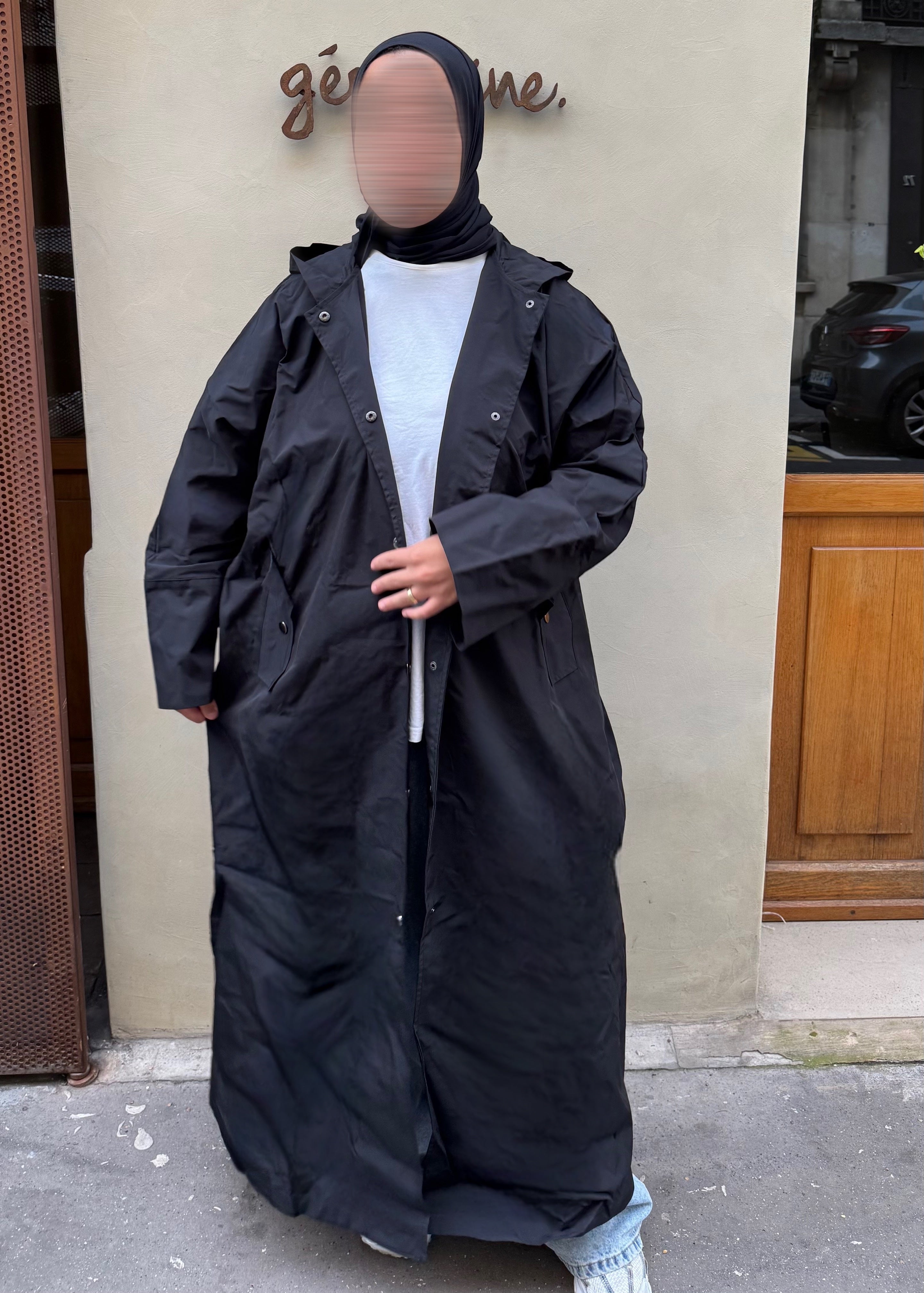 Parka abaya imperméable