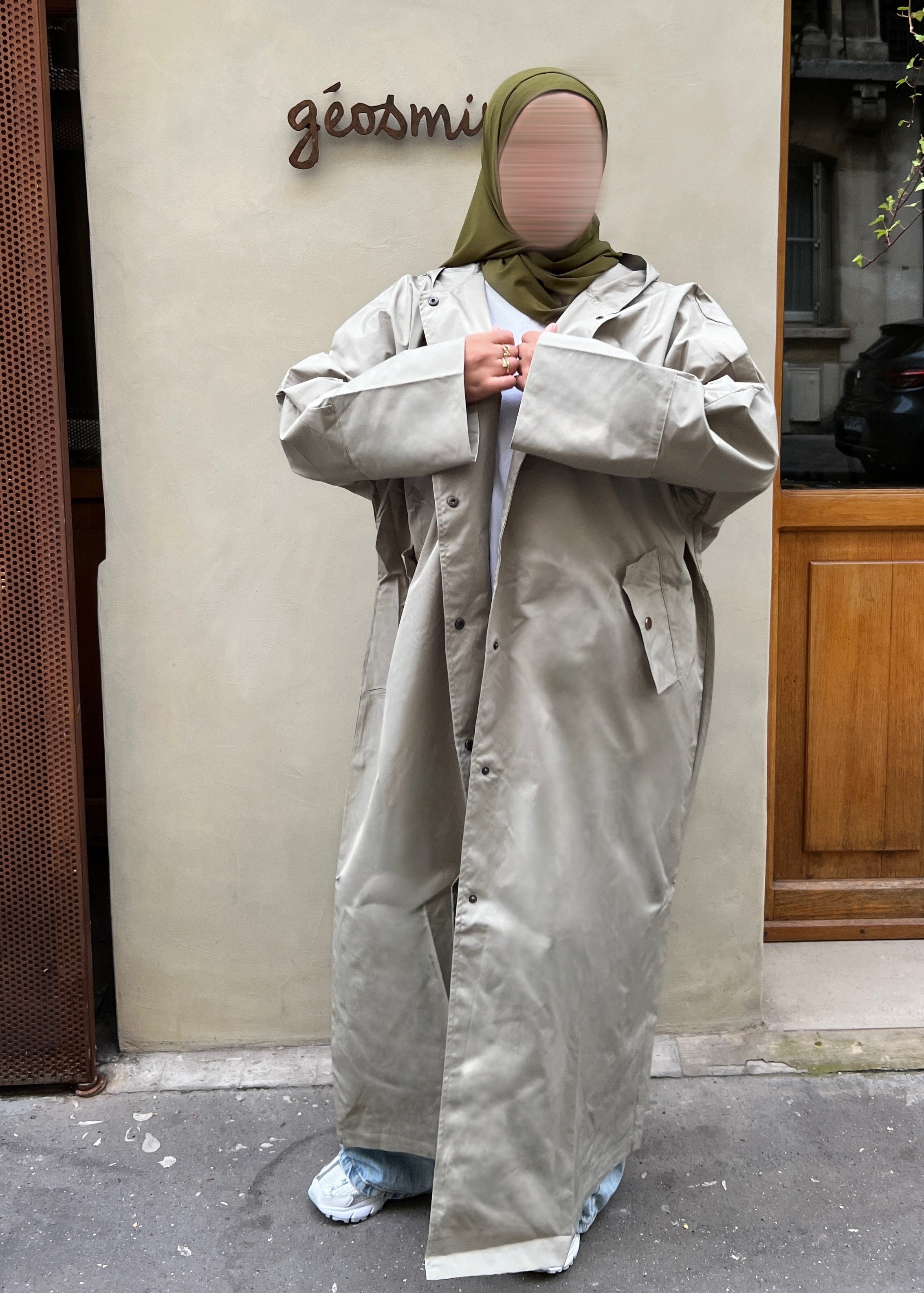 Parka abaya imperméable