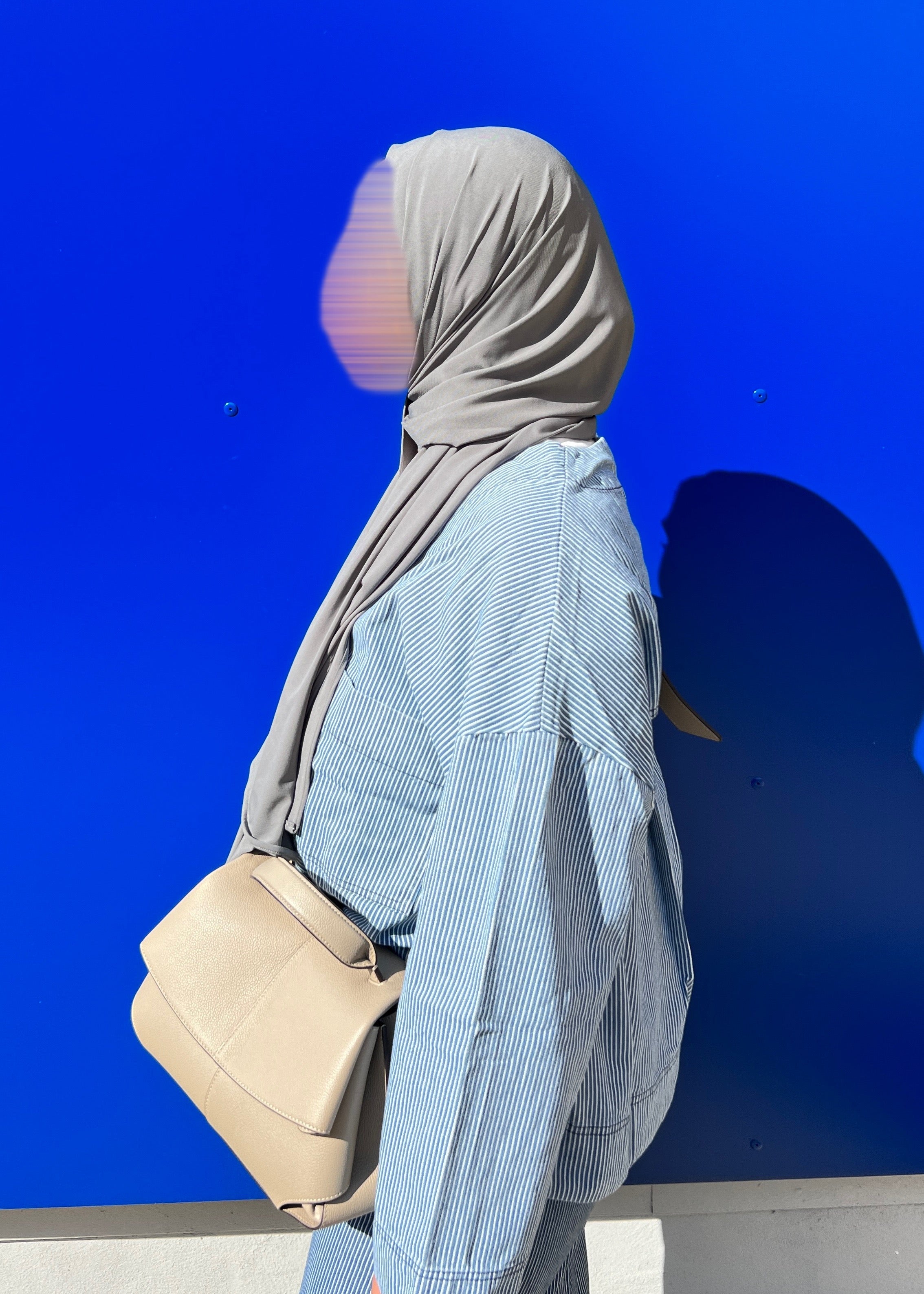Veste bleu à rayures