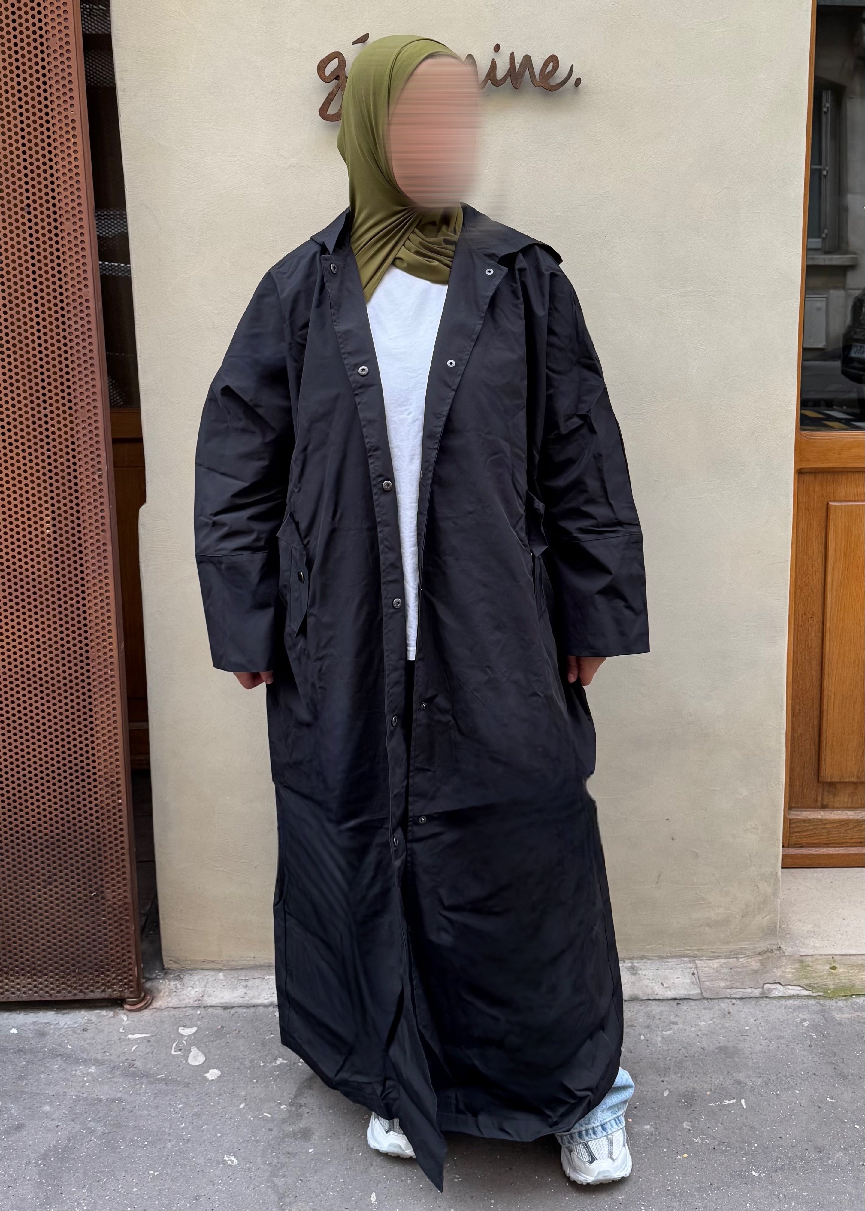 Parka abaya imperméable