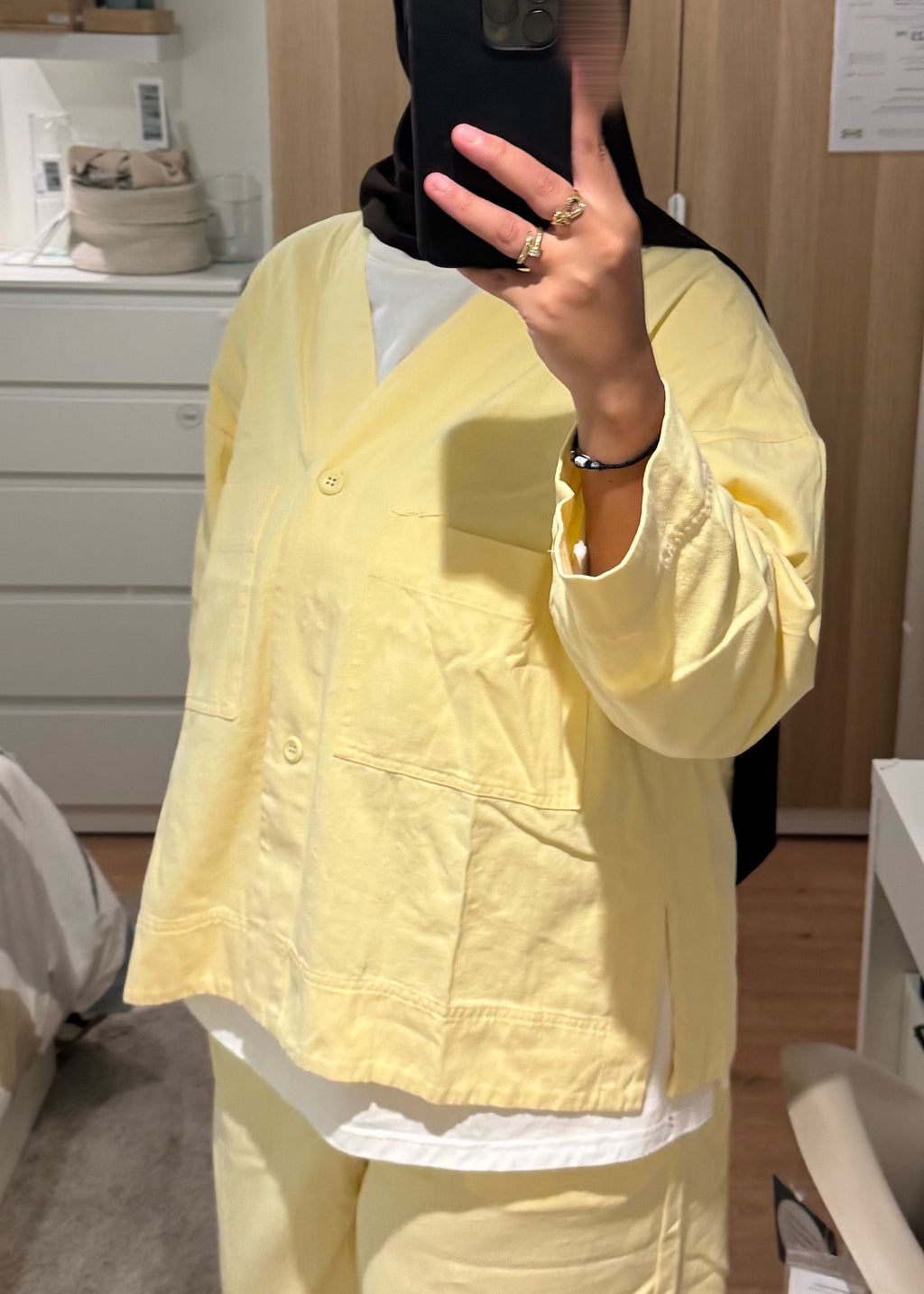Veste jaune poussin