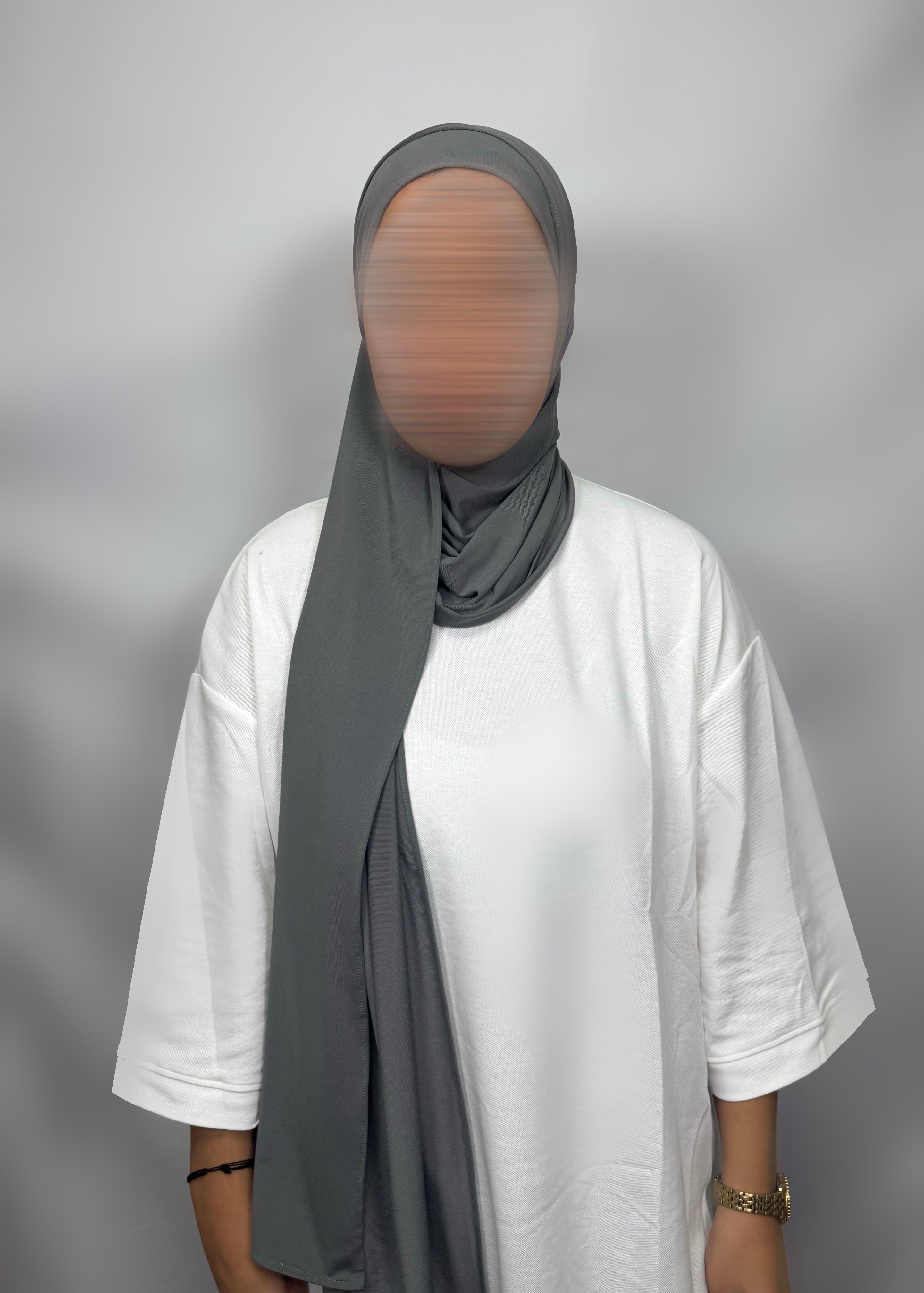 Hijab jersey prenium maxi [vert sauge]