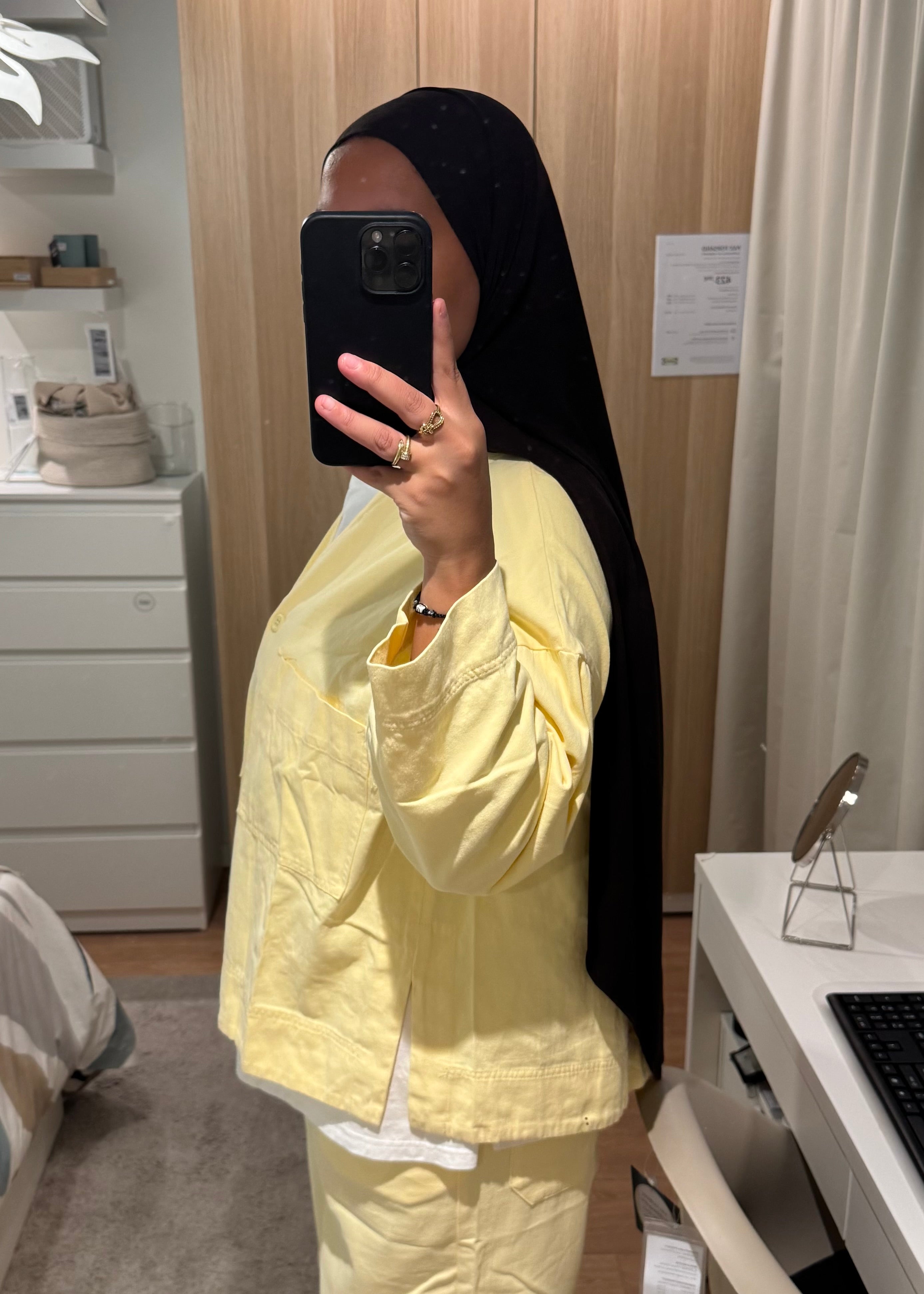 Veste jaune poussin