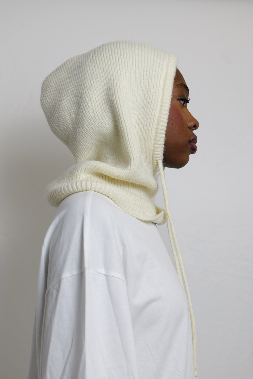 Cagoule en maille épaisse