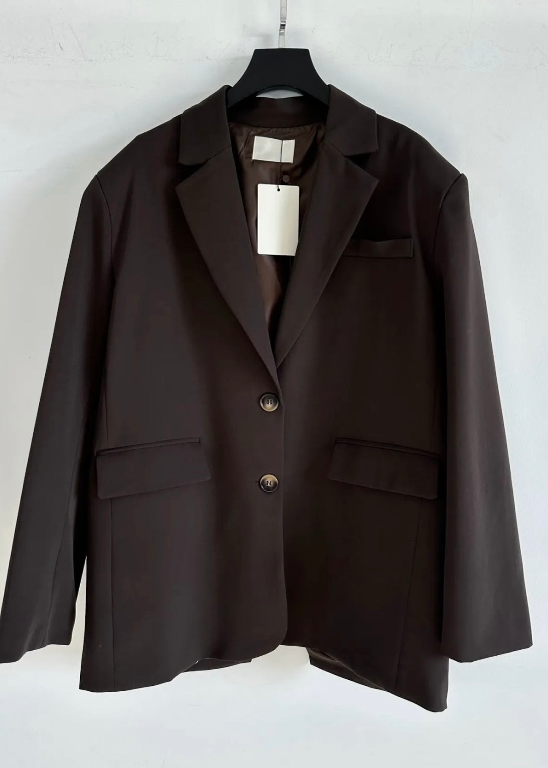 Blazer Oversized Fente Au Dos
