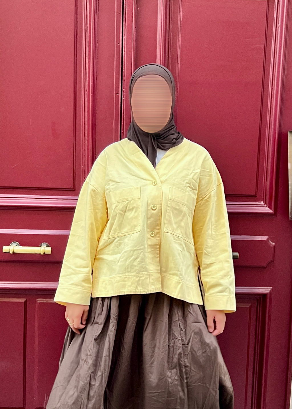 Veste jaune poussin