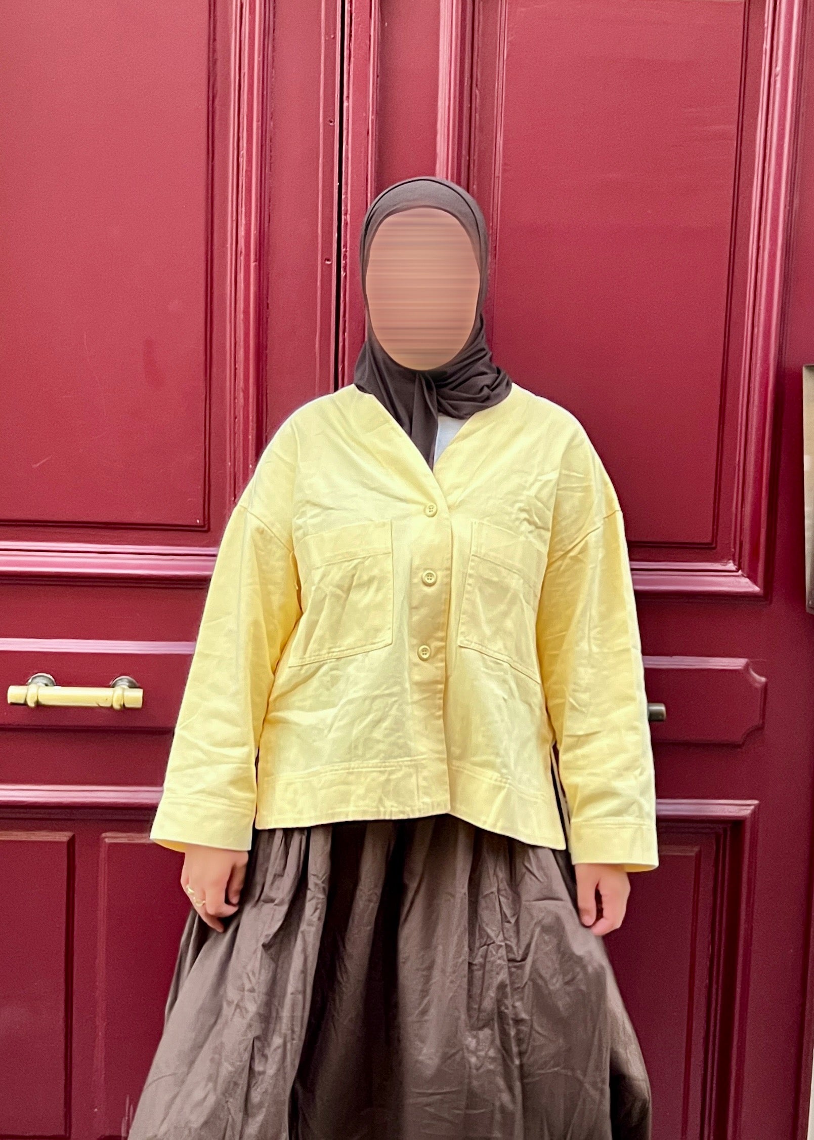 Veste jaune poussin