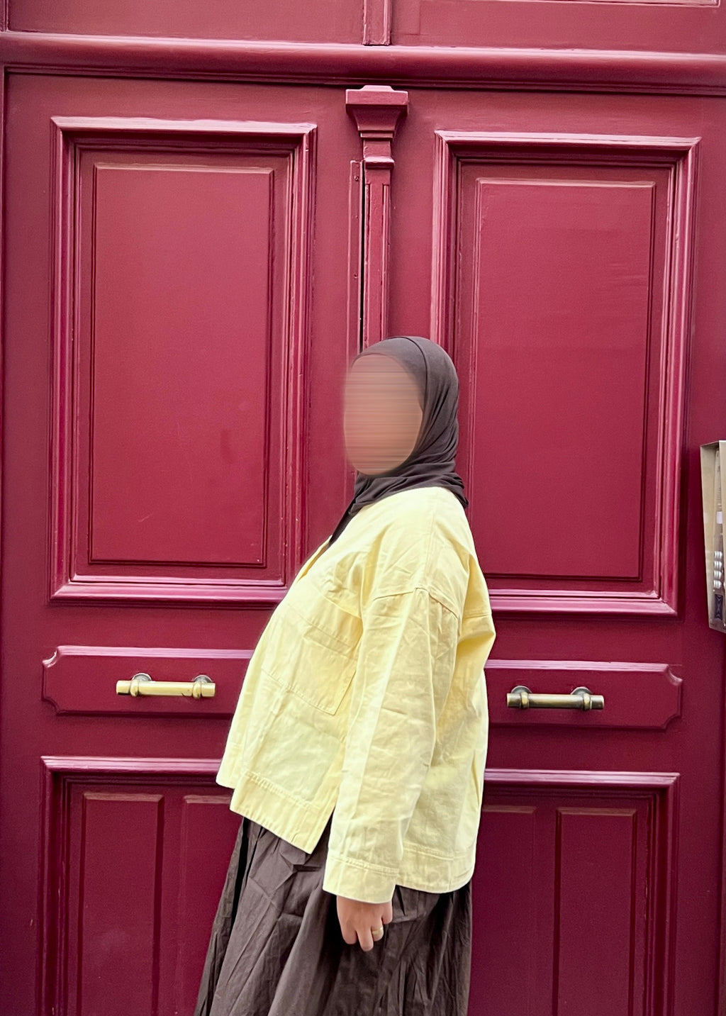 Veste jaune poussin