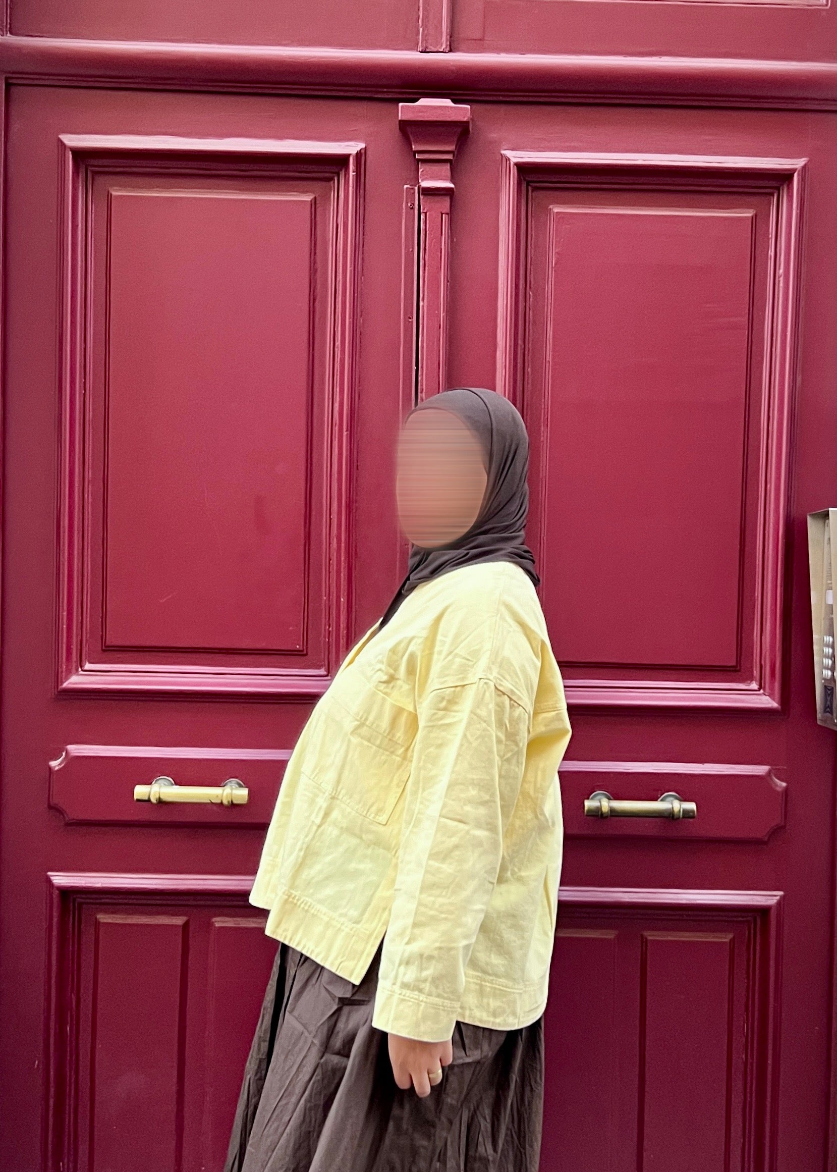 Veste jaune poussin