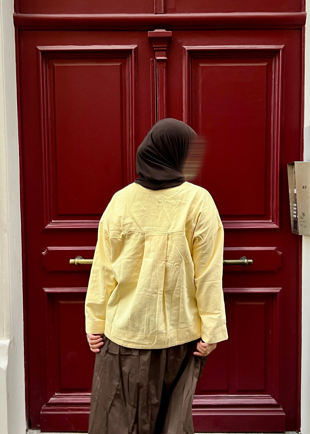 Veste jaune poussin