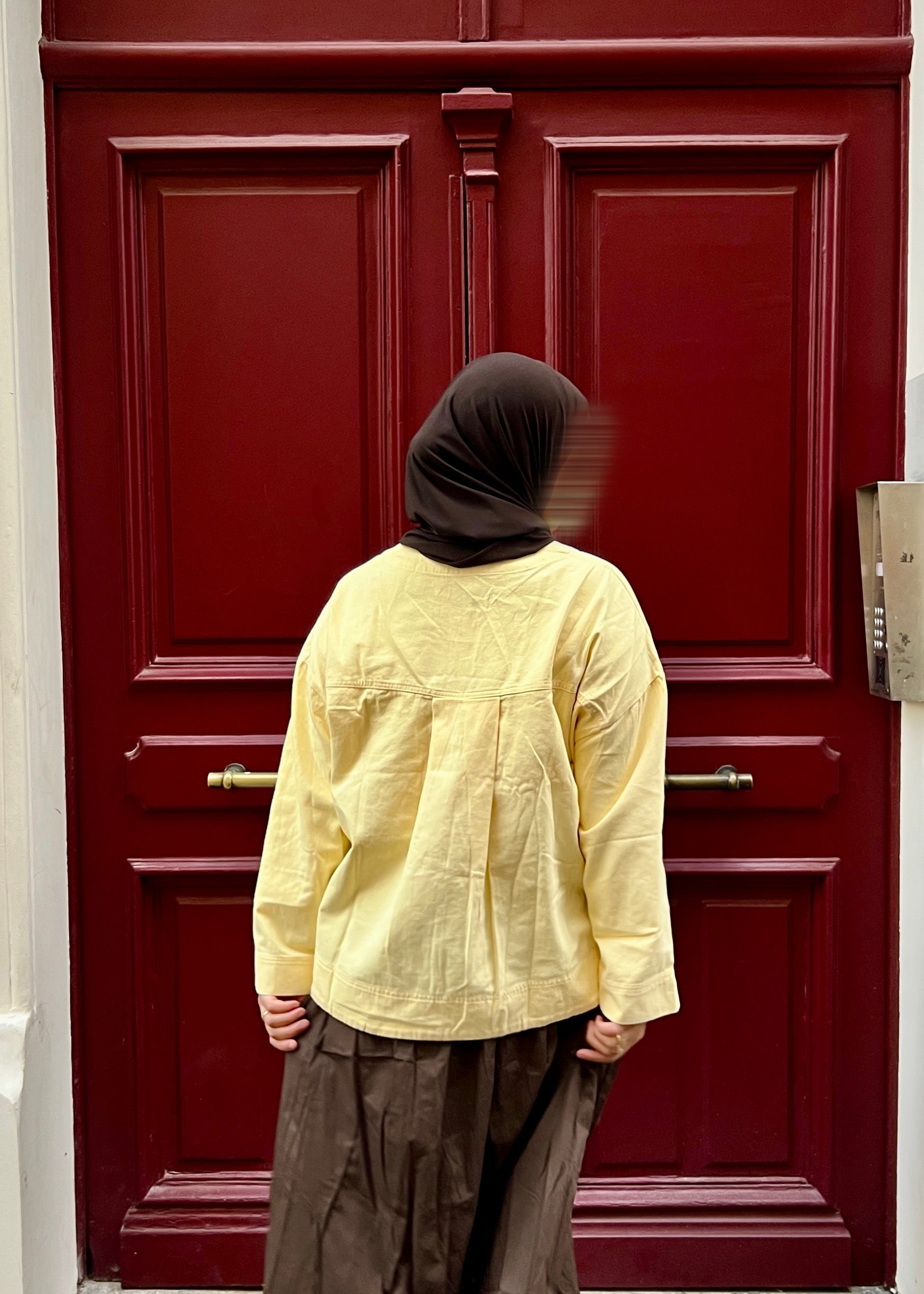 Veste jaune poussin