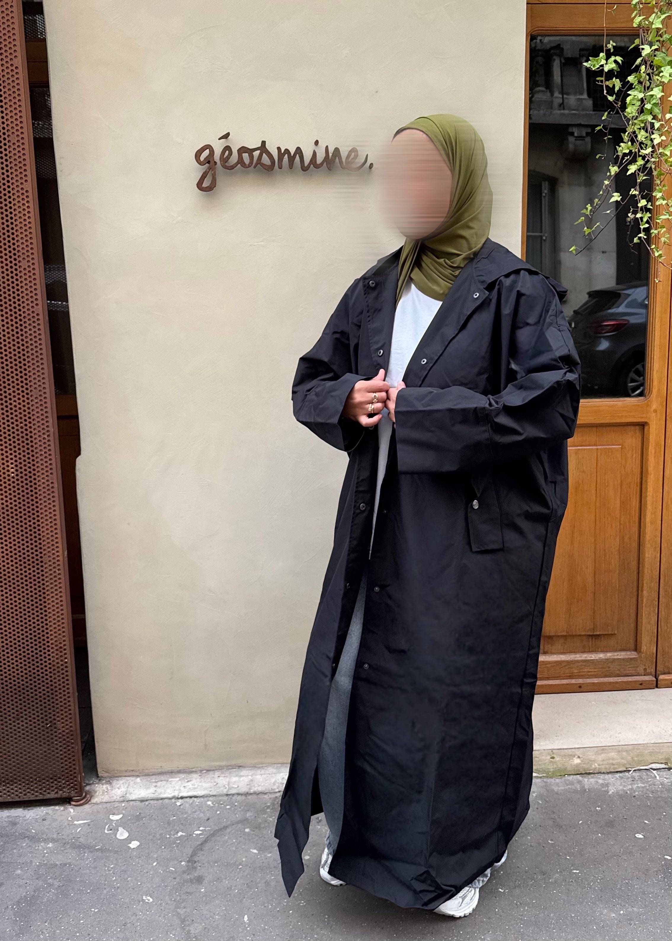 Parka abaya imperméable