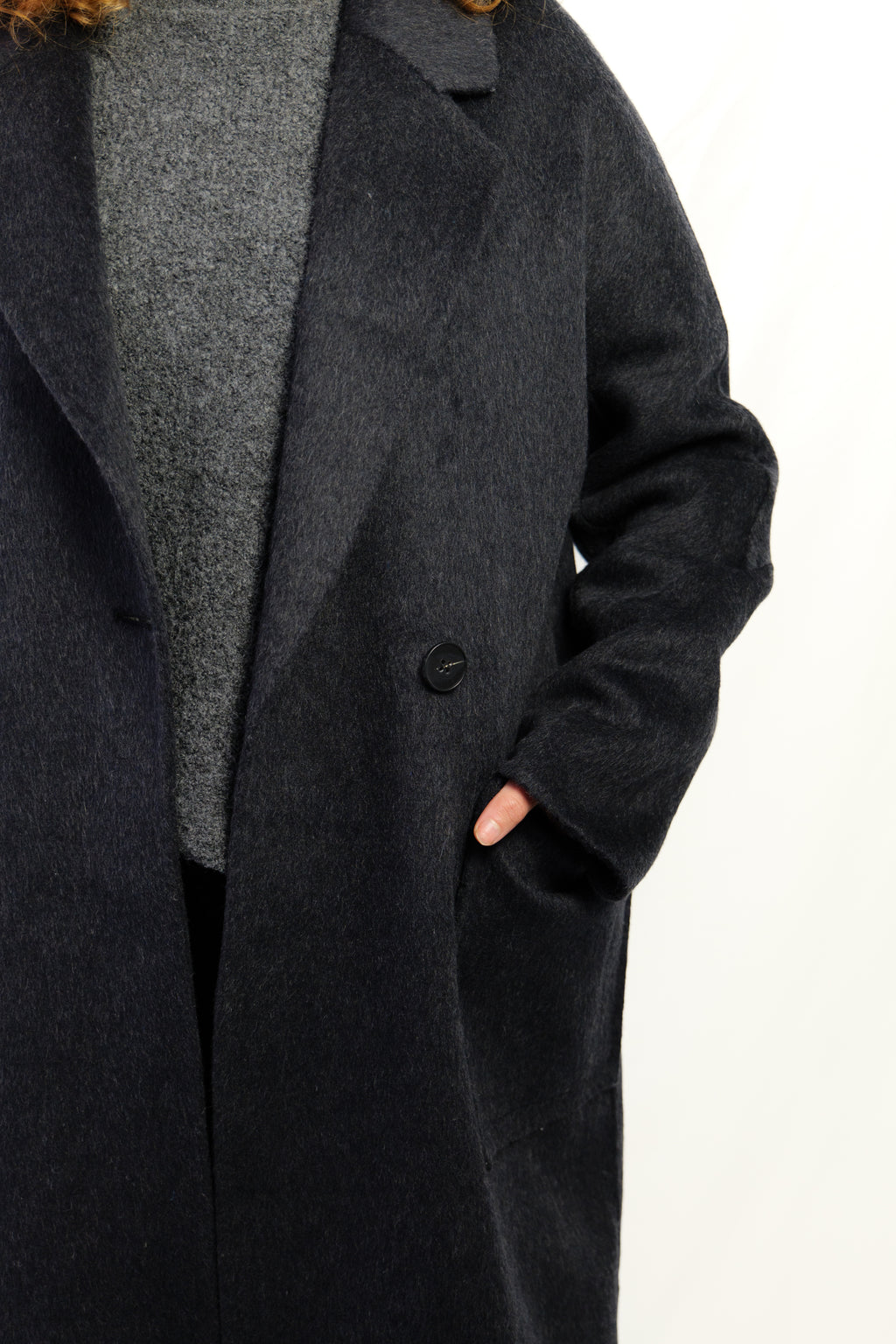 Manteau en laine long