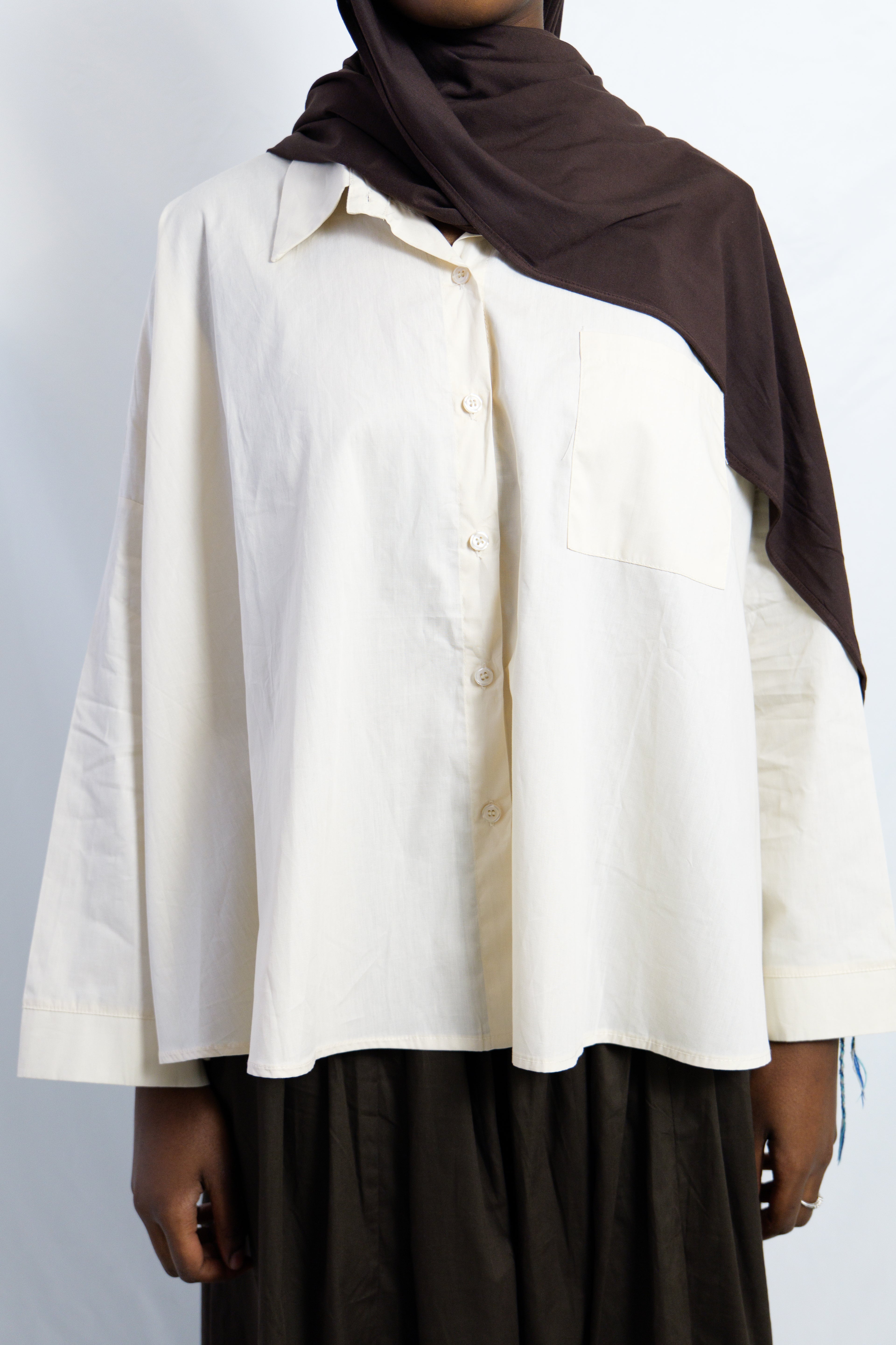 Chemise asymétrique