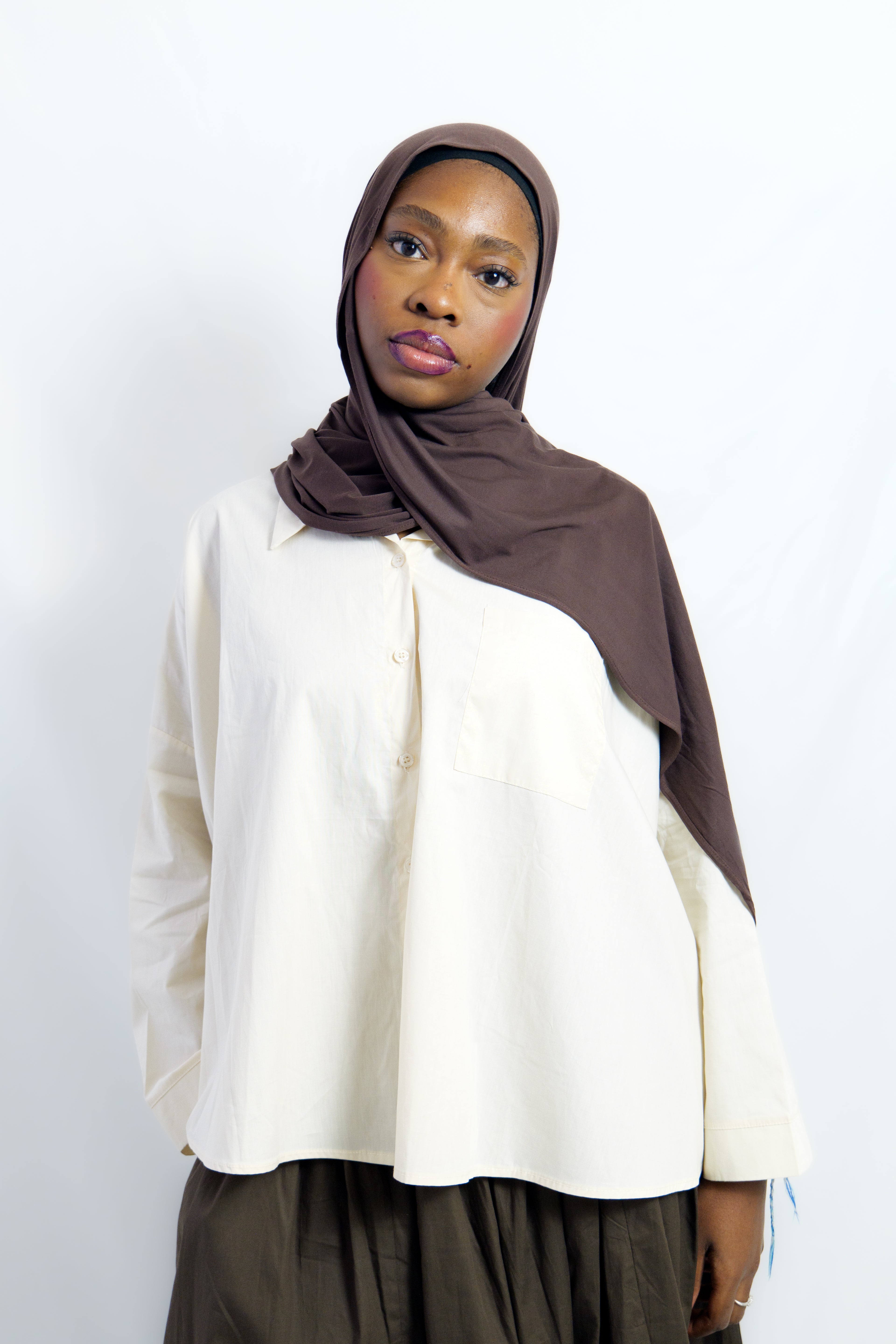 Chemise asymétrique