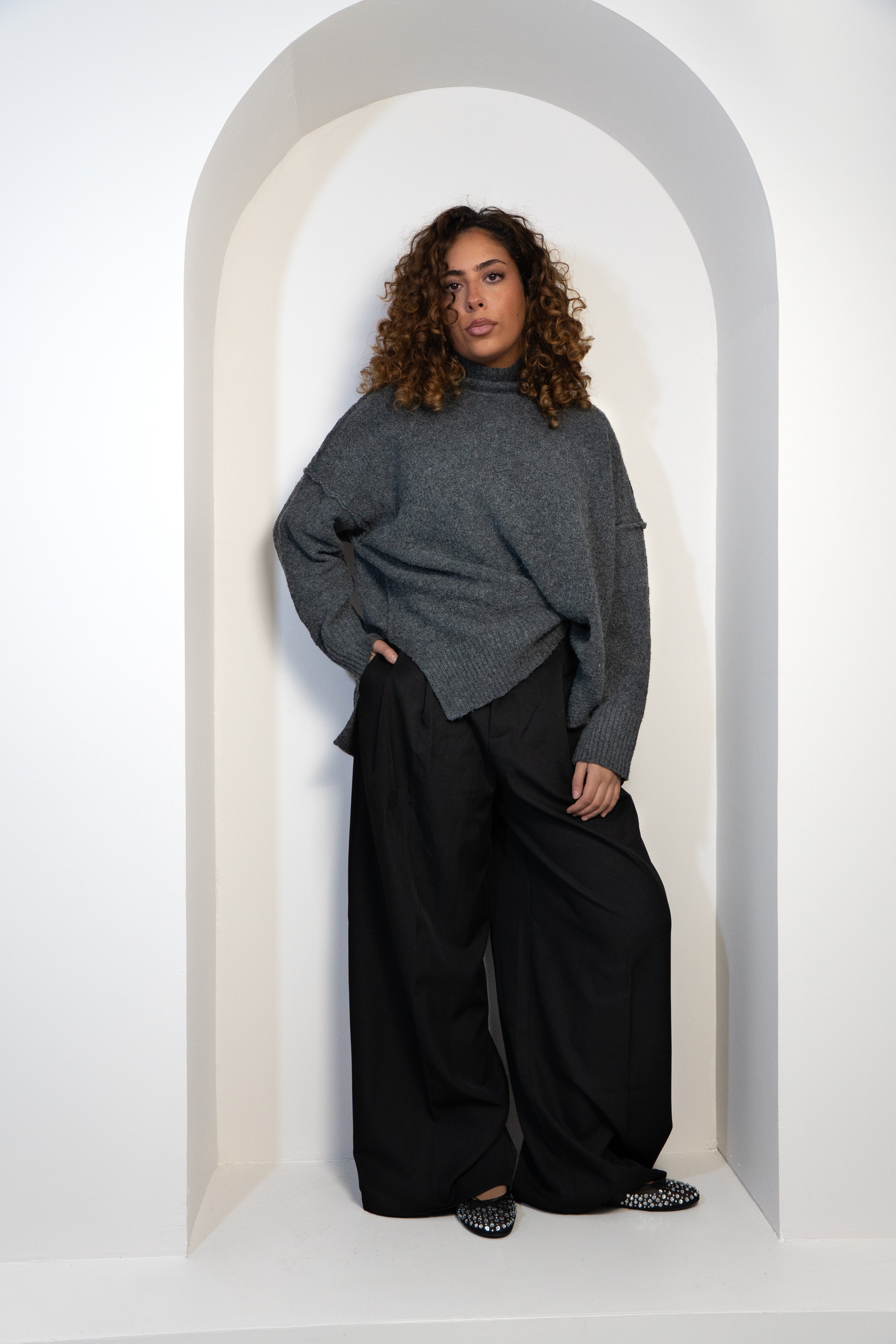 Pantalon à pince