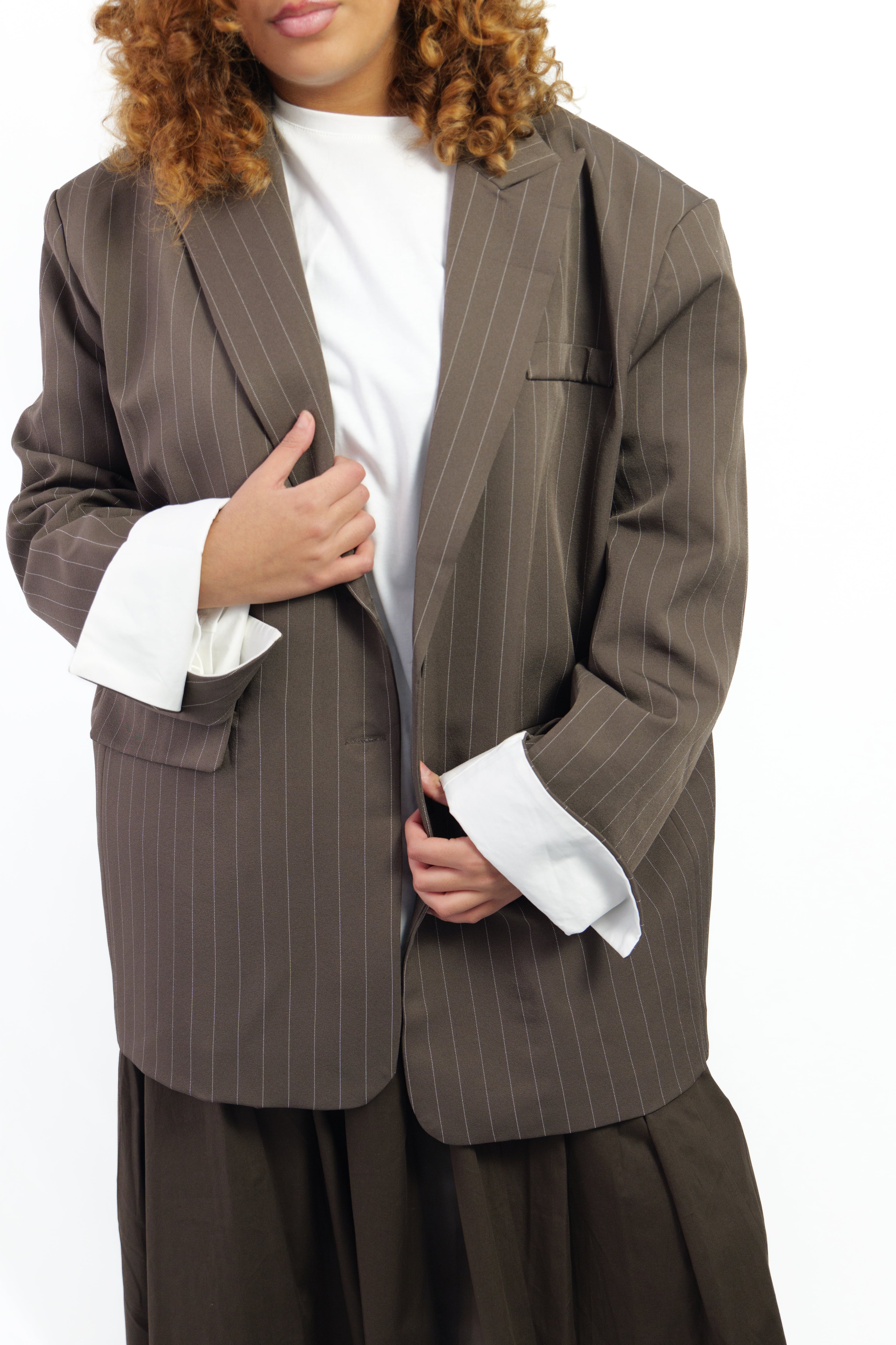Blazer à rayures