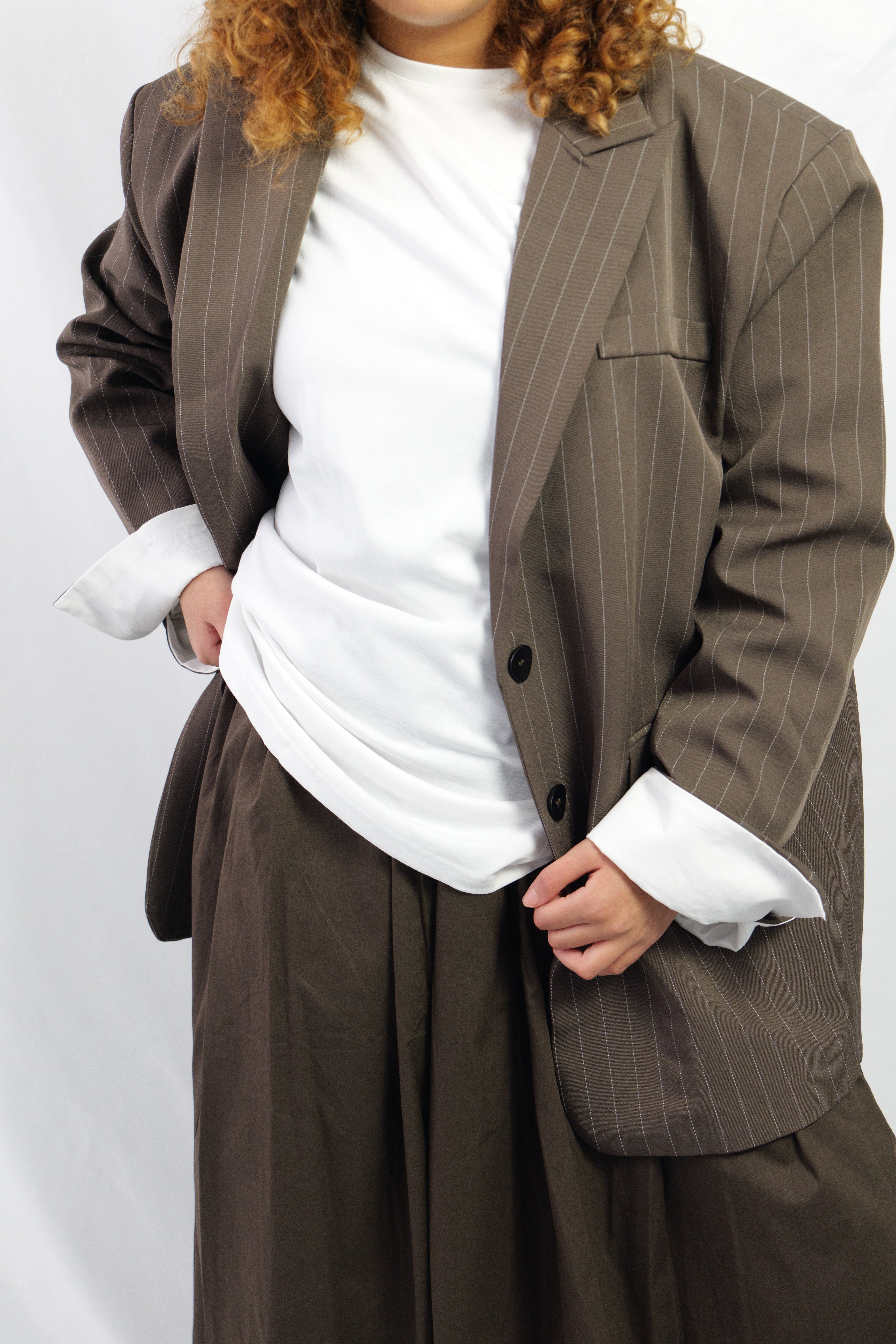 Blazer à rayures